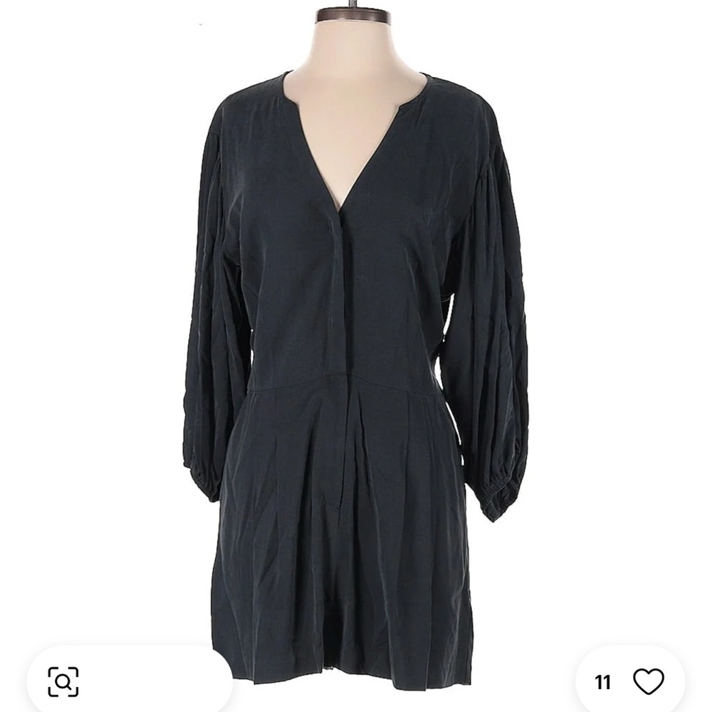 PAIGE Dark Blue V Neck Romper Size 6